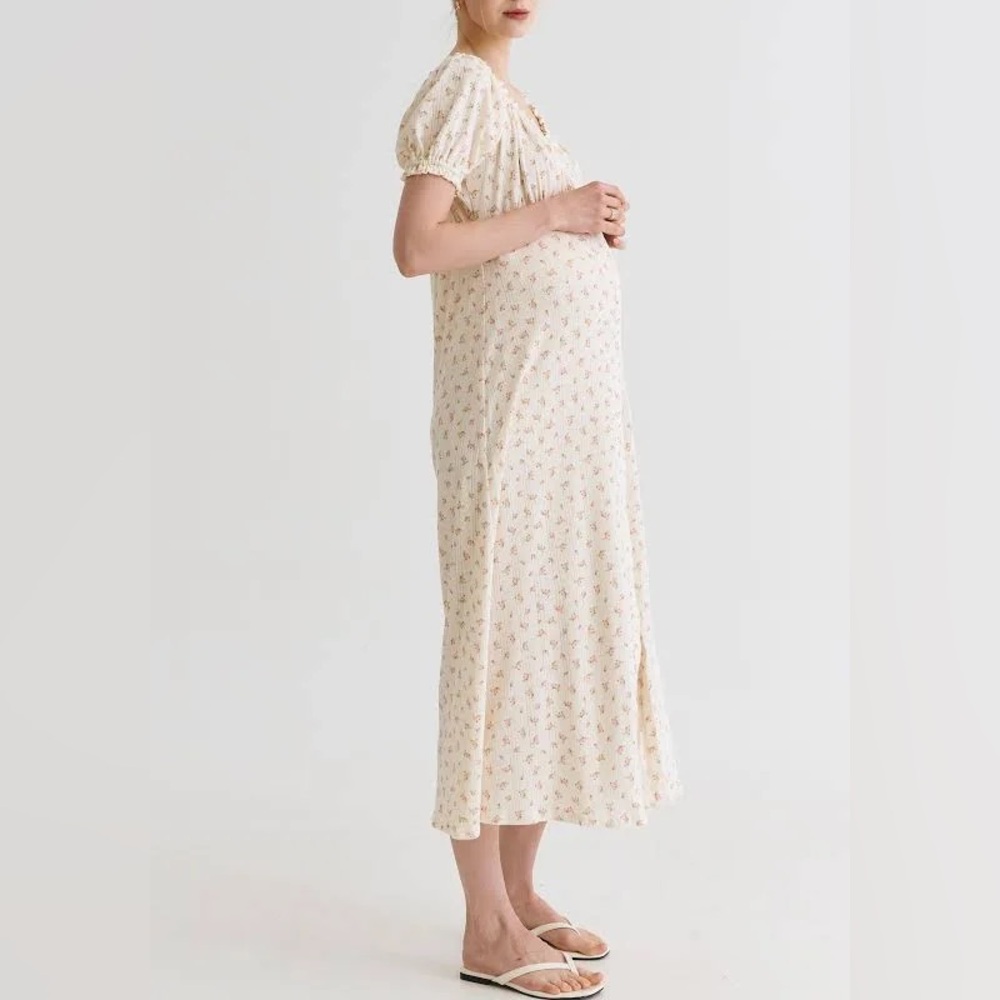 NOTHING FITS BUT Cotton Maternity Maxi Dress